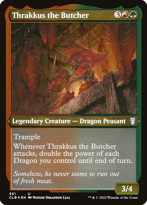 Thrakkus the Butcher (551) [Commander Legends: Battle for Baldur's Gate]
