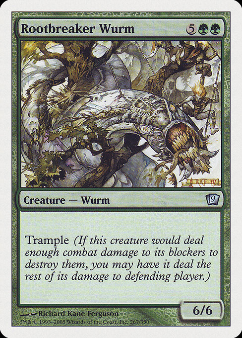 Rootbreaker Wurm (267) [Ninth Edition]