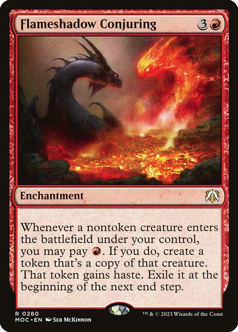 Flameshadow Conjuring (280) [March of the Machine Commander]