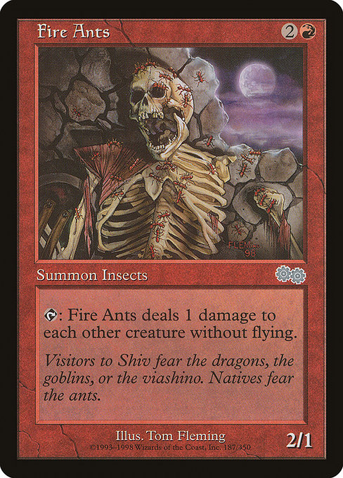 Fire Ants (187) [Urza's Saga]