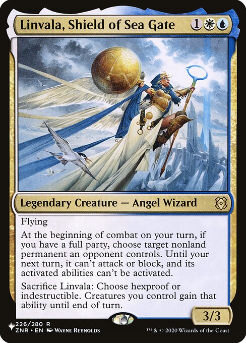 Linvala, Shield of Sea Gate (ZNR-226) [The List]