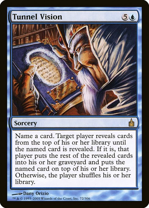 Tunnel Vision (72) [Ravnica: City of Guilds]