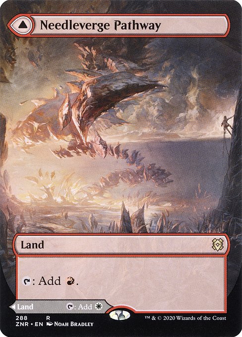 Needleverge Pathway // Pillarverge Pathway (288) [Zendikar Rising] [Borderless]