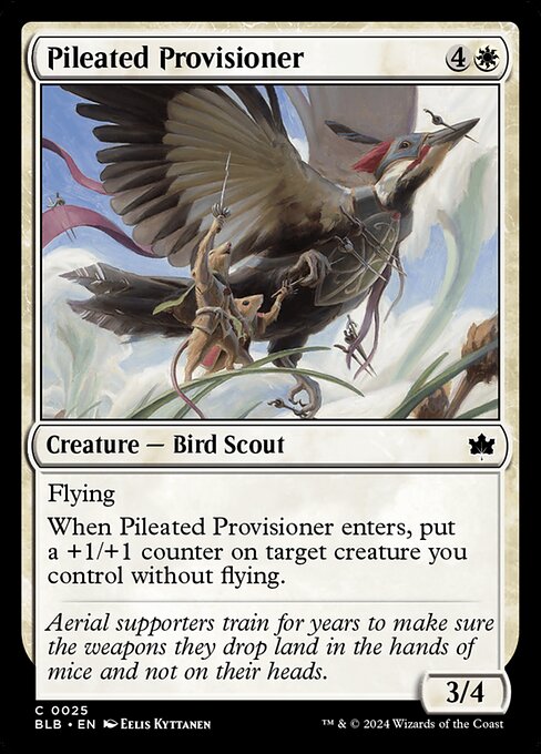 Pileated Provisioner (25) [Bloomburrow]