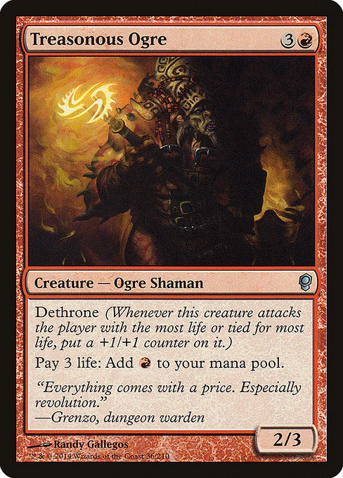 Treasonous Ogre (36) [Conspiracy]