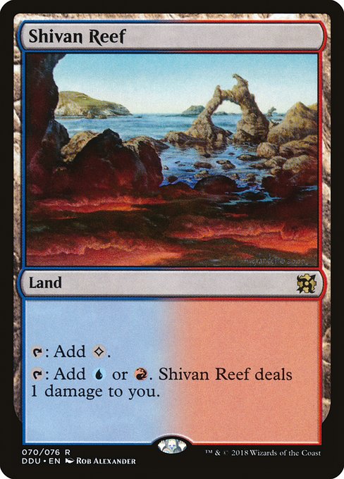 Shivan Reef (70) [Duel Decks: Elves vs. Inventors]