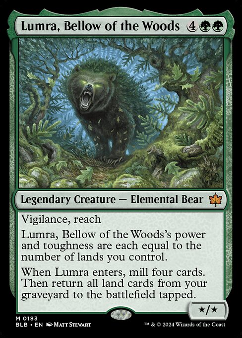 Lumra, Bellow of the Woods (183) [Bloomburrow]
