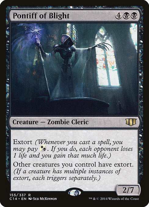 Pontiff of Blight (155) [Commander 2014]