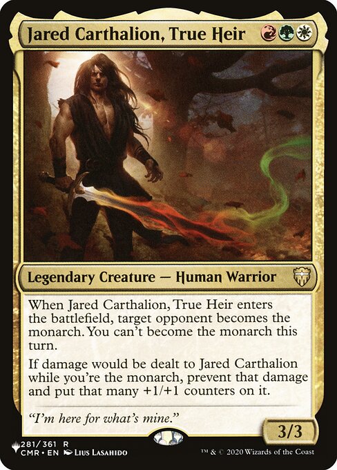 Jared Carthalion, True Heir (CMR-281) [The List]