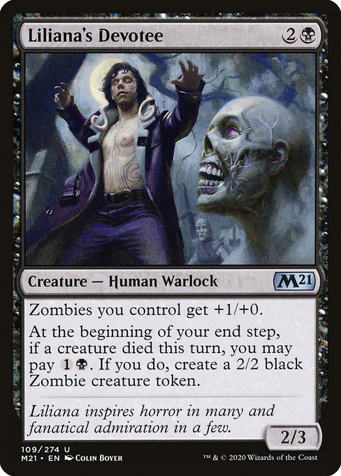 Liliana's Devotee (109) [Core Set 2021]