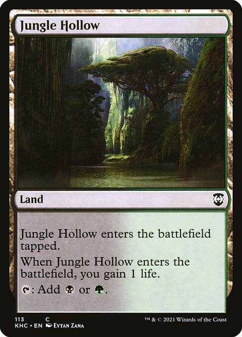 Jungle Hollow (113) [Kaldheim Commander]