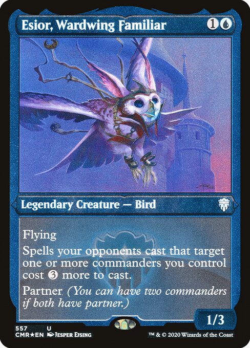 Esior, Wardwing Familiar (557) [Commander Legends] [Etched]