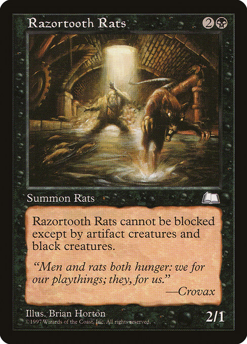 Razortooth Rats (78) [Weatherlight]