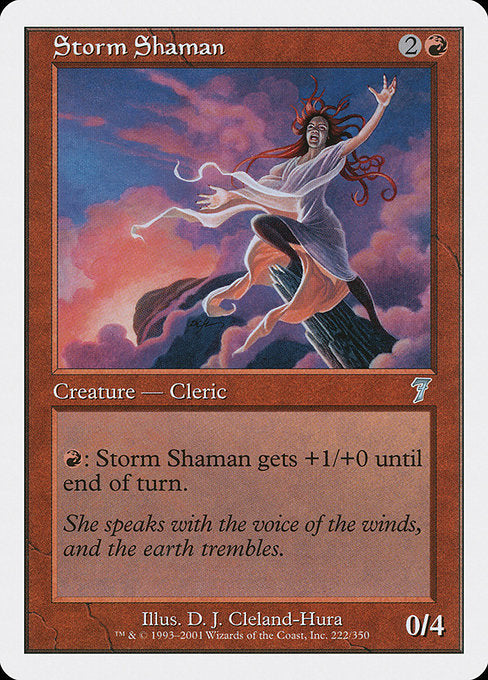 Storm Shaman (222) [Seventh Edition]