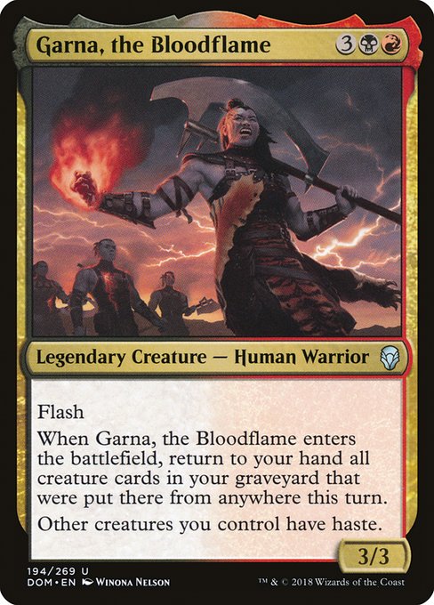 Garna, the Bloodflame (194) [Dominaria]