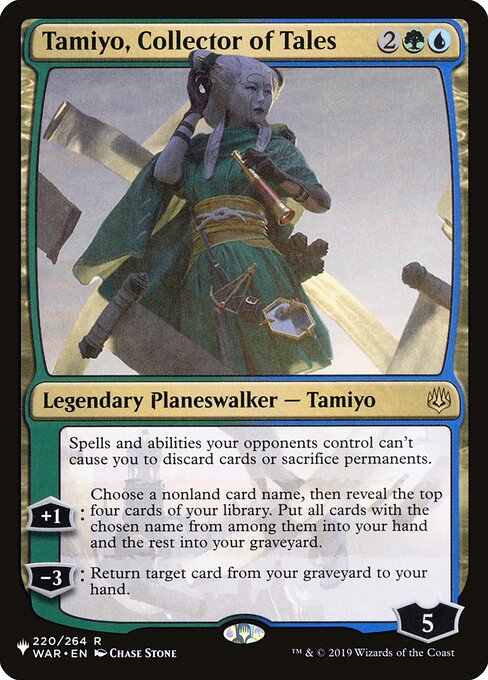 Tamiyo, Collector of Tales (WAR-220) [The List]