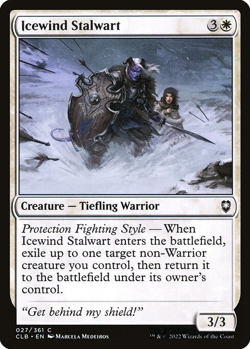 Icewind Stalwart (27) [Commander Legends: Battle for Baldur's Gate]