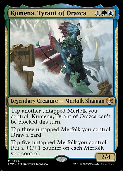 Kumena, Tyrant of Orazca (274) [The Lost Caverns of Ixalan Commander]