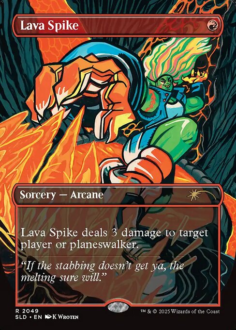 Lava Spike (2049) [Secret Lair Drop]