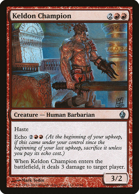 Keldon Champion (14) [Premium Deck Series: Fire and Lightning]