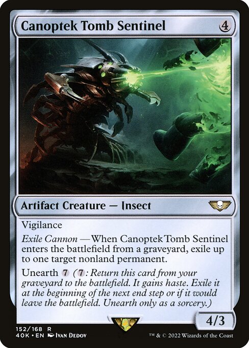 Canoptek Tomb Sentinel (152) [Warhammer 40,000 Commander]