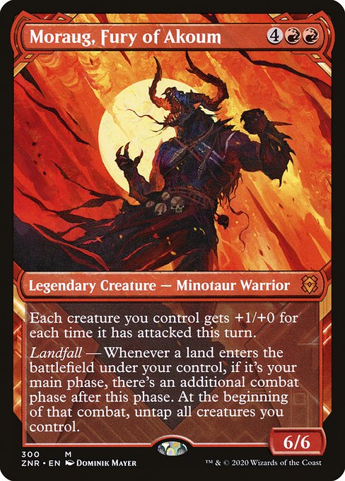 Moraug, Fury of Akoum (300) [Zendikar Rising] [Showcase]