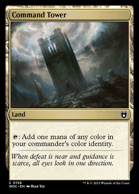 Command Tower (156) [Wilds of Eldraine Commander]