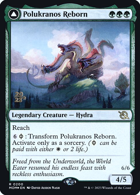 Polukranos Reborn // Polukranos, Engine of Ruin (200s) [March of the Machine Promos]