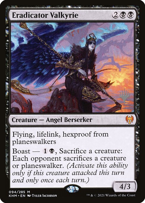 Eradicator Valkyrie (94p) [Kaldheim Promos]