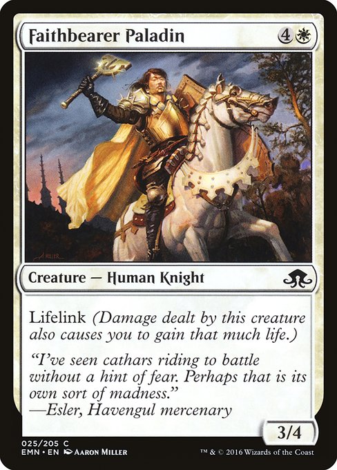 Faithbearer Paladin (25) [Eldritch Moon]