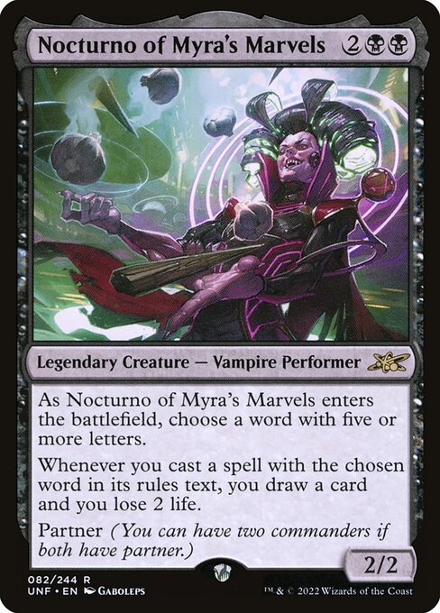 Nocturno of Myra's Marvels (82) [Unfinity]
