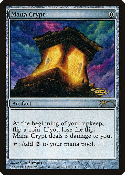 Mana Crypt (5) [Judge Gift Cards 2011]