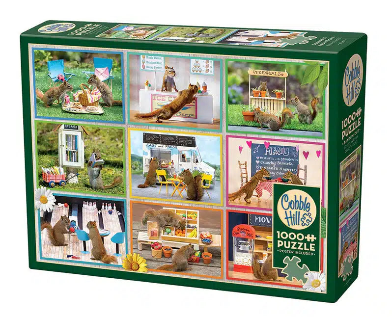1000PC Squirrels Around Town Puzzle Cobble Hill image 0