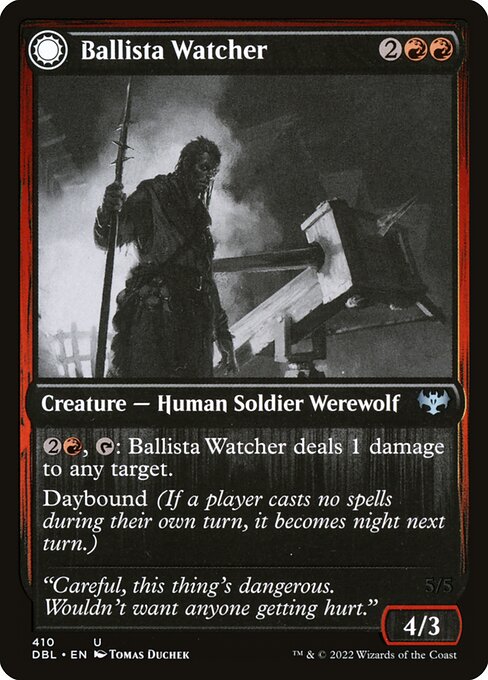 Ballista Watcher // Ballista Wielder (410) [Innistrad: Double Feature]