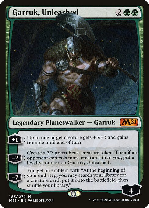 Garruk, Unleashed (183) [Core Set 2021]