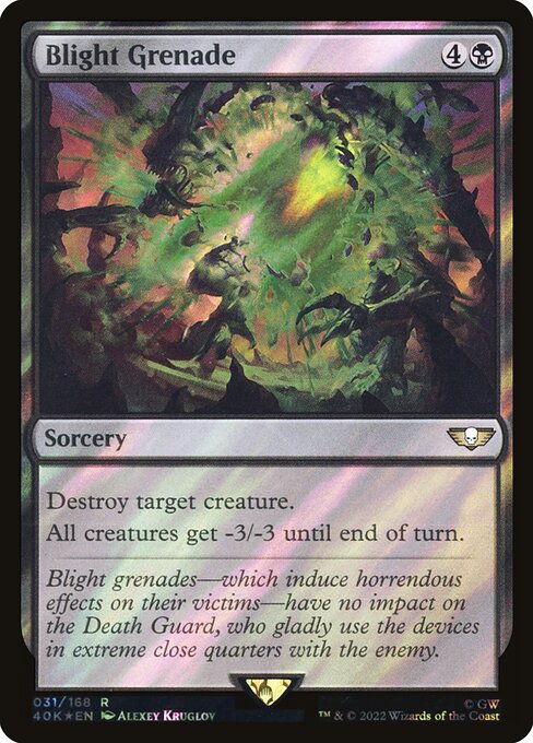 Blight Grenade (31★) [Warhammer 40,000 Commander]