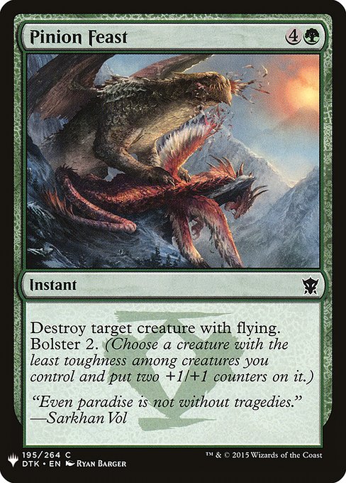 Pinion Feast (DTK-195) [The List]