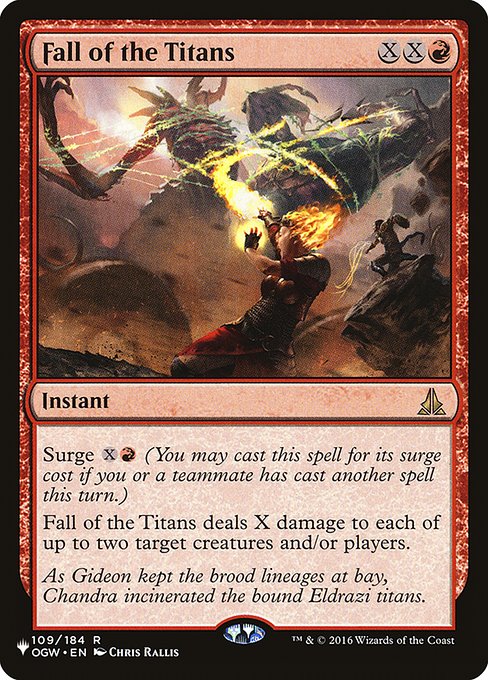 Fall of the Titans (OGW-109) [The List]