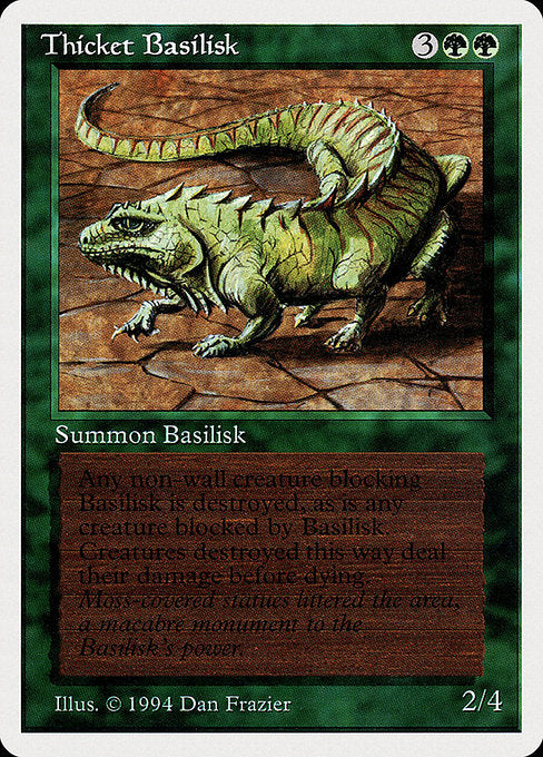 Thicket Basilisk (218) [Summer Magic / Edgar]