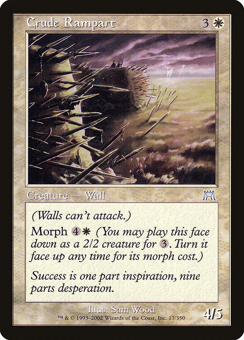 Crude Rampart (17) [Onslaught]