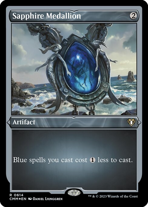 Sapphire Medallion (614) [Commander Masters]