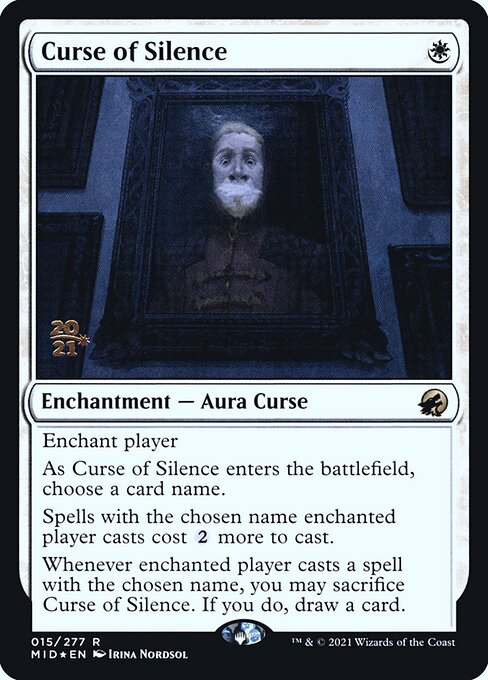 Curse of Silence (15s) [Innistrad: Midnight Hunt Promos]