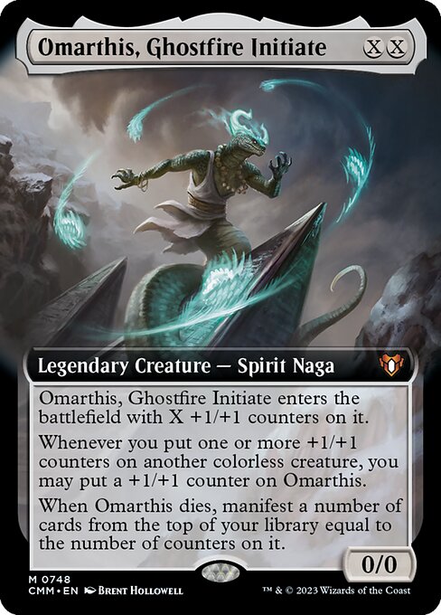 Omarthis, Ghostfire Initiate (748) [Commander Masters] [Extended Art]