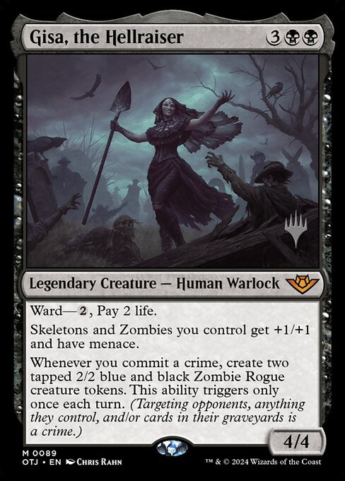 Gisa, the Hellraiser (89p) [Outlaws of Thunder Junction Promos]