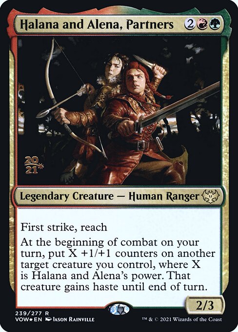 Halana and Alena, Partners (239s) [Innistrad: Crimson Vow Promos]