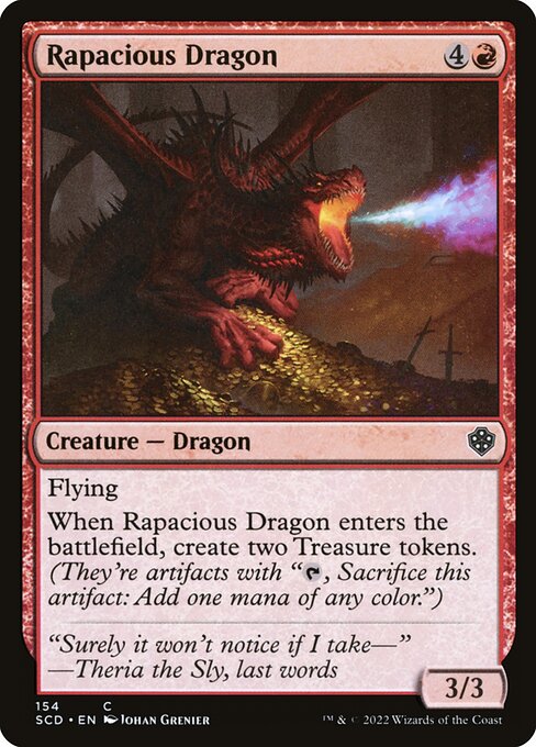 Rapacious Dragon (154) [Starter Commander Decks]