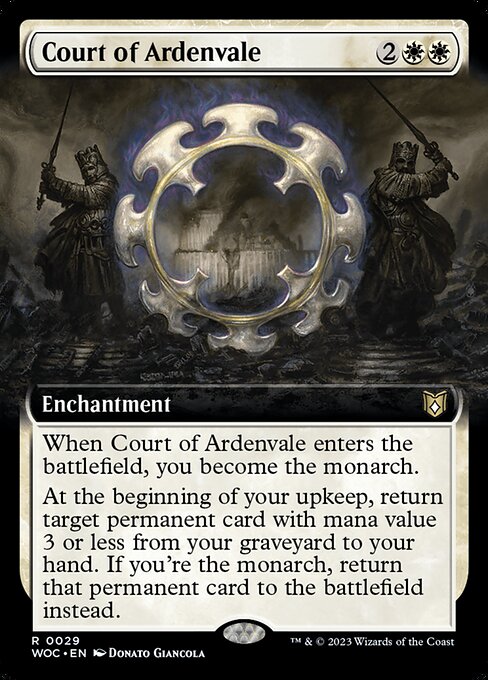 Court of Ardenvale (29) [Wilds of Eldraine Commander] [Extended Art]