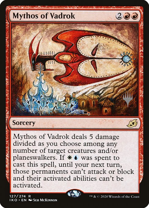 Mythos of Vadrok (127p) [Ikoria: Lair of Behemoths Promos]