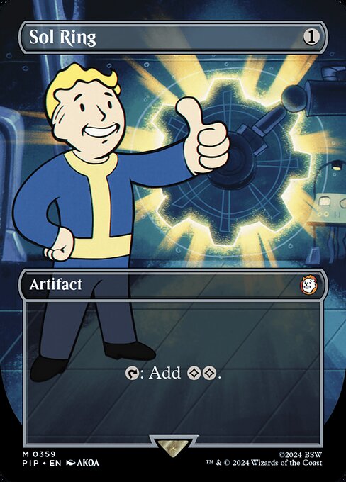 Sol Ring (359) [Fallout] [Borderless]