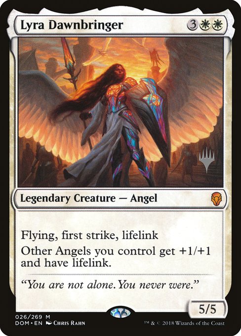 Lyra Dawnbringer (26p) [Dominaria Promos]